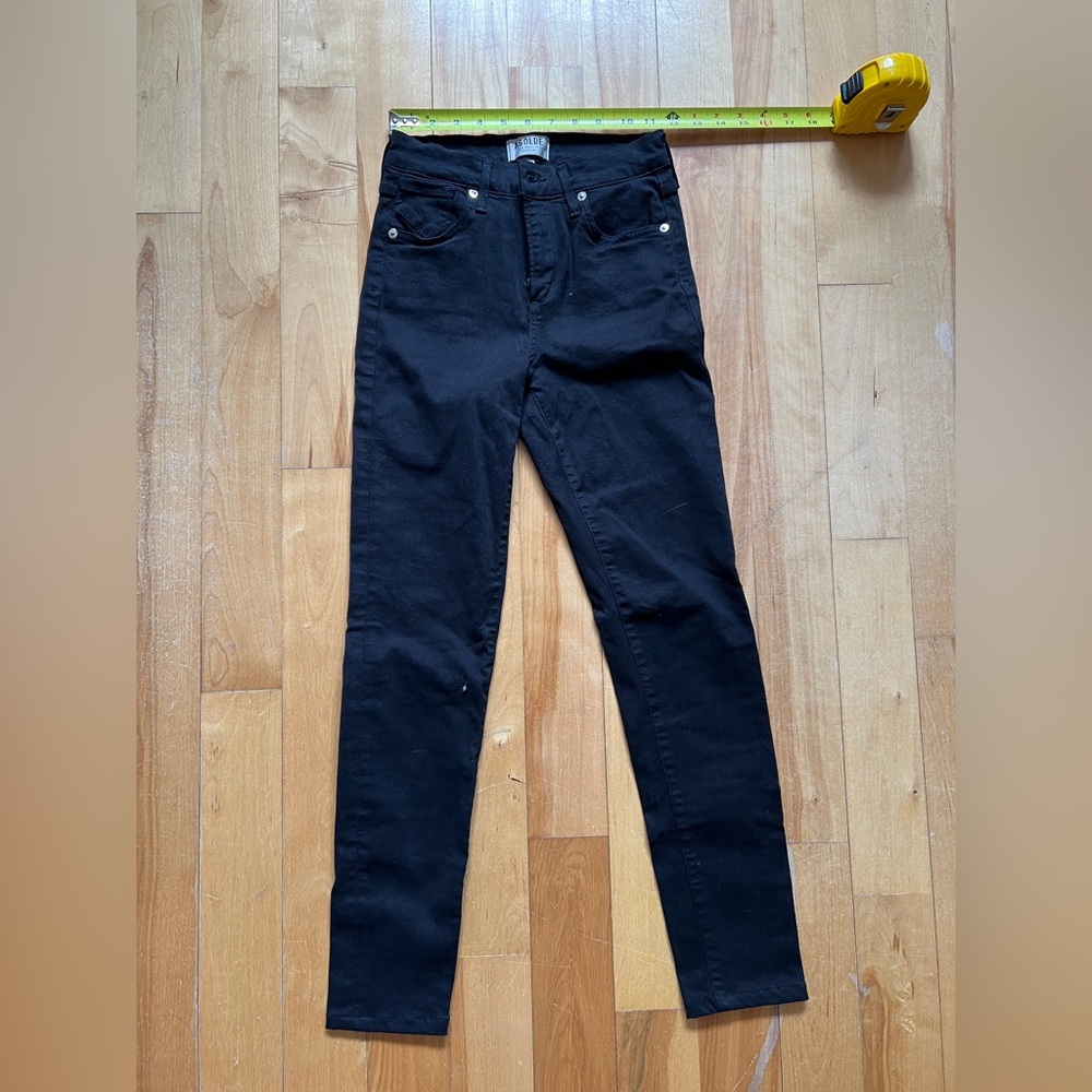 Agolde black Sophie skinny jeans